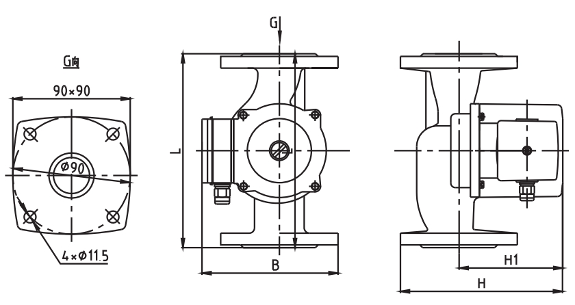 Desenho básico de instalação 32-8SF