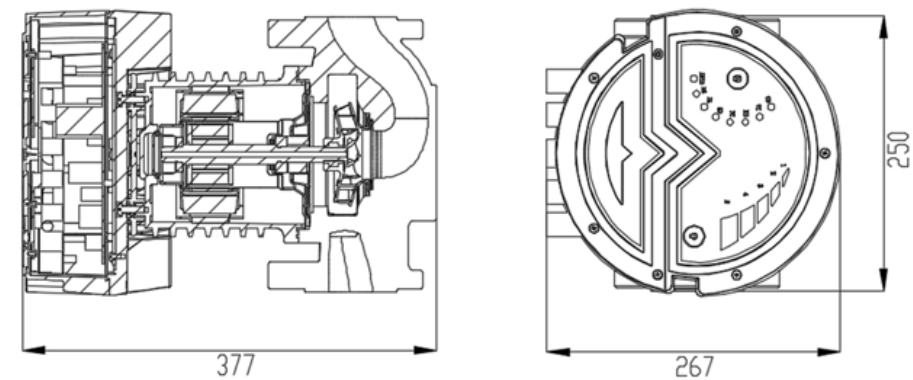 Desenho de instalação do Shinhoo Mega S 40-20F