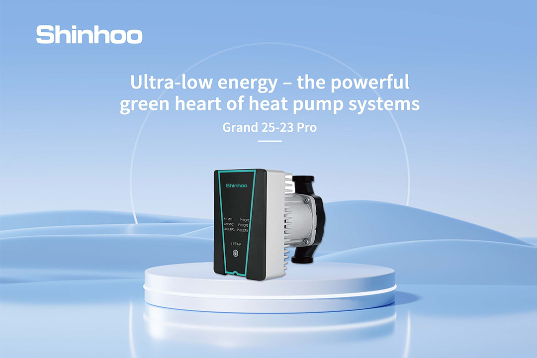 Bomba de alta eficiência para bombas de calor e sistemas HVAC – Shinhoo Grand 25-23 Pro