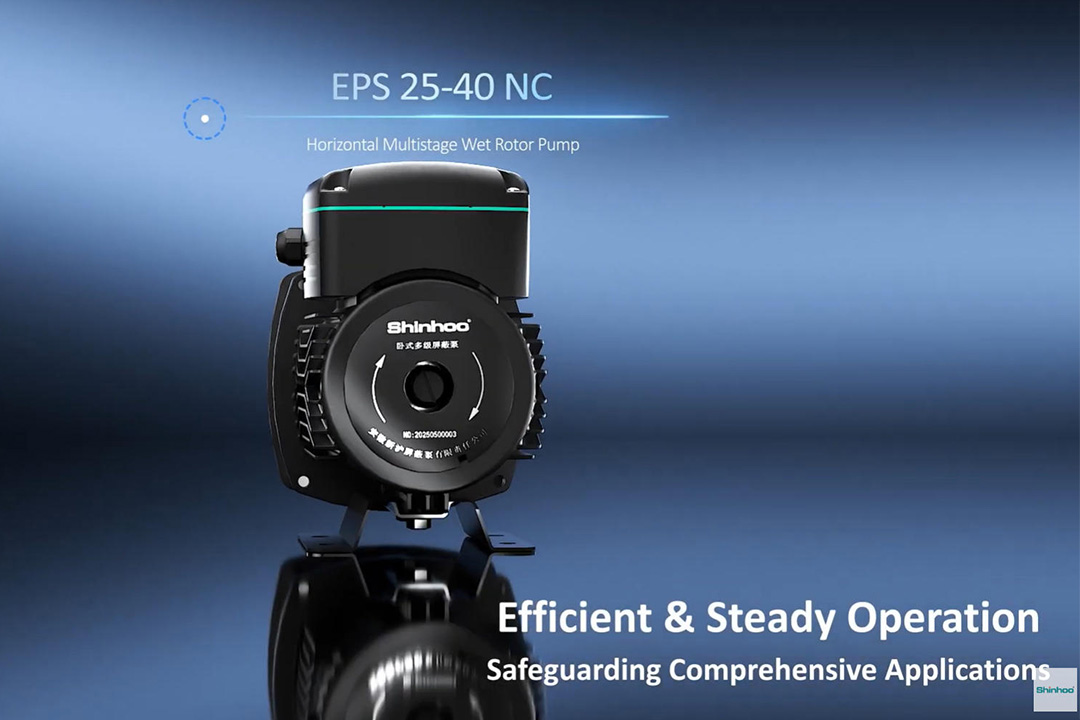 Shinhoo EPS25-40NC: Bomba de Circulação Multiestágios Eficiente e Confiável