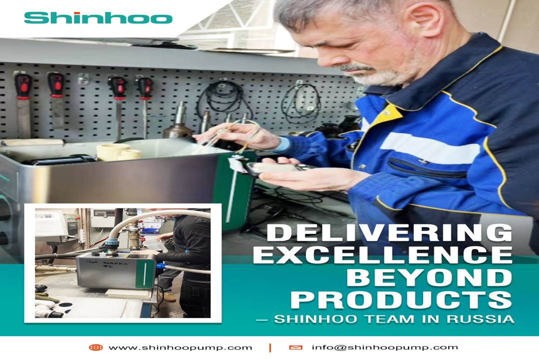 Shinhoo realiza treinamento presencial na Rússia para a Vandjord sobre o PFM03-30EC Pro